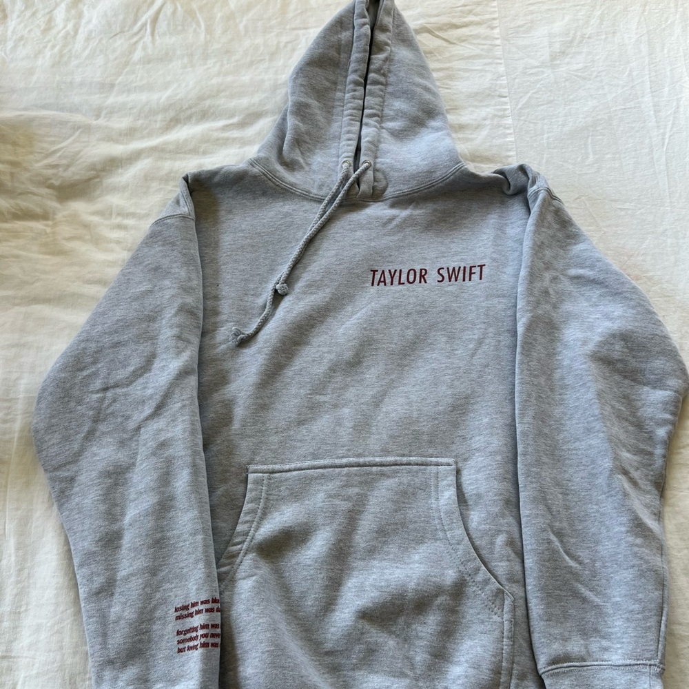 Taylor Swift Light Gray Hoodie